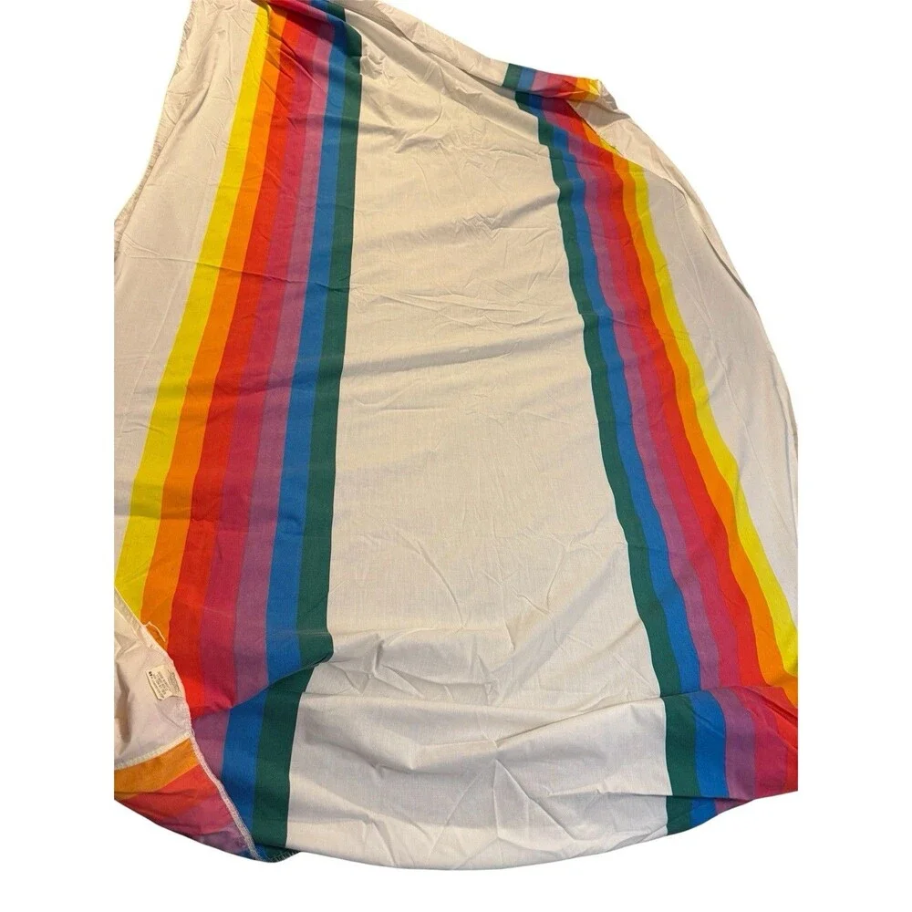 Wamsutta TOMORROWS RAINBOW 3 Piece Ultracale Sheet Set TWIN 1970’s Retro
